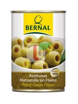 Оливки зеленые Manzanilla Bernal б/к 292г ж/б
