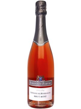 Вино Игристое Симонне-Февр Креман де Бургонь Брют Розе розовое брют 12% 0,75л