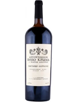 Вино В.Захарьин Автохтонное Вино Бастардо-Кефесия красное сухое 11,5% 1,5л