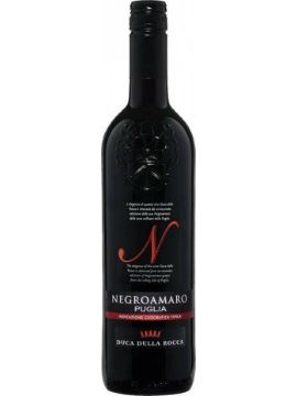 Вино Дука Делла Рокка Негроамаро красное п/сухое 12,5% 0,75л
