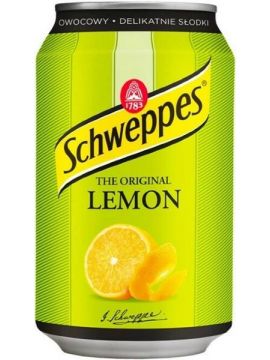 Напиток газированный Швепс Лимон 0,33л ж/б