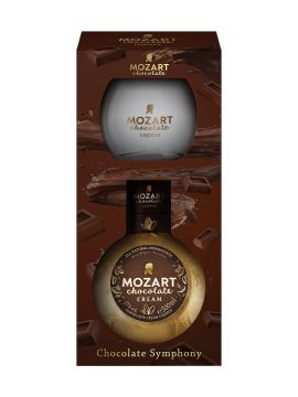 Ликер Моцарт Чоколейт Крим 17% 0,5л п/у + 1 бокал