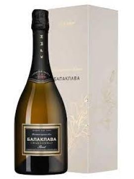 Вино Игристое Балаклава Шардоне белое брют 11,5% 0,75л п/у