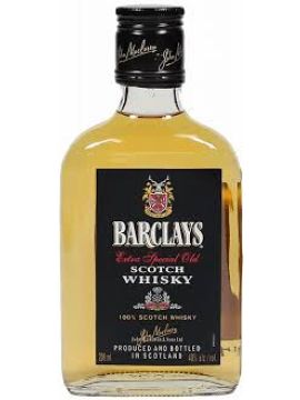 Виски Барклайс 3 года 40% 0,2л