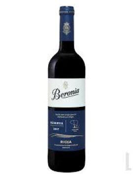 Вино Берония Ресерва 2019г красное сухое 14% 0,75л