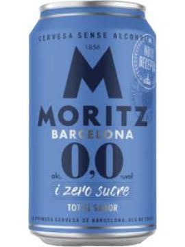 Пиво Мориц светлое 0,0% 0,33л ж/б Б/А