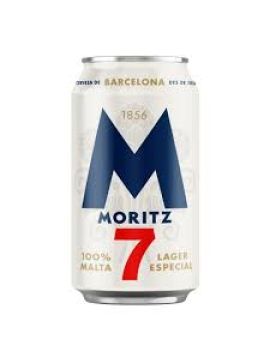 Пиво Мориц 7 светлое 5,5% 0,33л ж/б