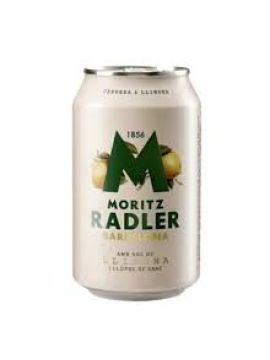 Пивной напиток Мориц Радлер со вкусом лимона светлый 2,7% 0,33л ж/б