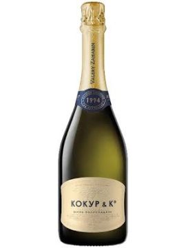Вино Игристое В.Захарьин Кокур & Ко белое п/сладкое 11,5% 0,75л