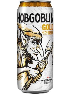 Пиво Вичвуд Хобгоблин Голд светлое 4,2% 0,5л ж/б