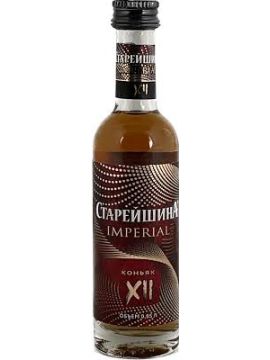 Коньяк Старейшина Империал 12 лет 40% 0,05л