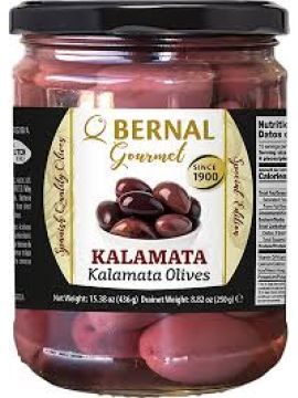 Оливки Bernal Kalamata 436г (250г)