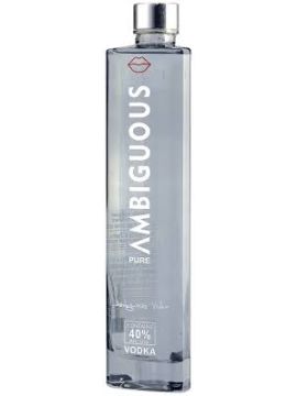 Водка Амбигиуэс 40% 0,5л