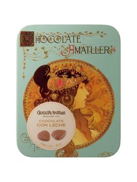Шоколад Amatller лепестки из молочного шоколада 60г ж/б