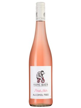 Вино б/алкогольное Ханс Баер Пино Нуар 2022г розовое 0,5% 0,75л