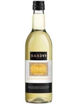 Вино Хардис Стамп Шардоне Семийон белое п/сухое 13% 0,187л