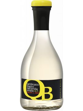 Вино Игристое Ламбруско Дель Эмилия Кванто Баста Бьянко белое п/сладкое 8% 0,2л