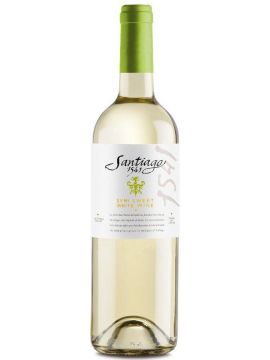 Вино Сантьяго 1541 белое п/сладкое 12,5% 0,75л