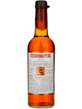 Спиртной напиток Коппер Фокс Рай выдержка 15 месяцев 45% 0,7л