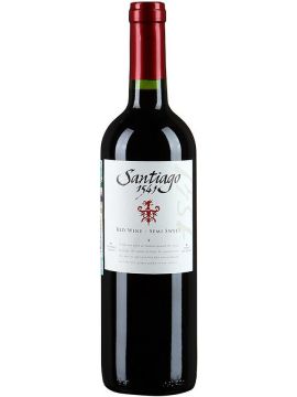 Вино Сантьяго 1541 красное п/сладкое 13% 0,75л