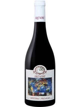 Вино Братья Асканели Артвайн Саперави Премиум красное сухое 13% 0,75л