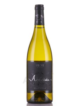 Вино Стоби Акация Шардоне Баррик белое сухое 13,5% 0,75л