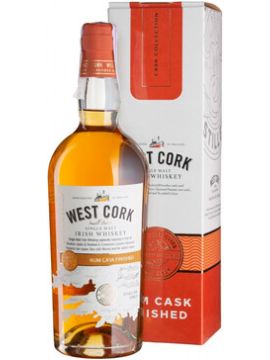 Виски Вест Корк Ром Каск Финишд 43% 0,7л п/у